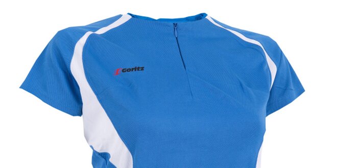 Dámské modro-bílé funkční tričko Goritz