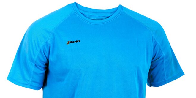 Pánské světle modré technické tričko Goritz