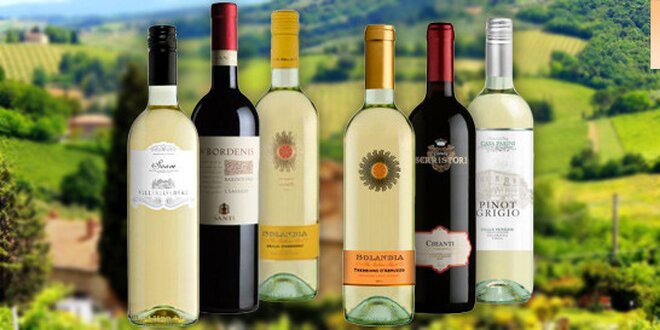 6 vín z Itálie – Chianti, Bardolino a další