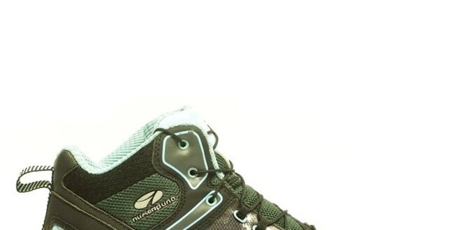 Dámské modro-zelené trekové kotníčkové boty Numero Uno