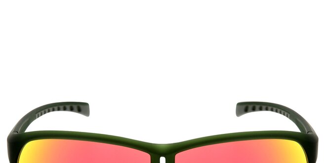 Zelené sluneční brýle s červenými skly Red Bull