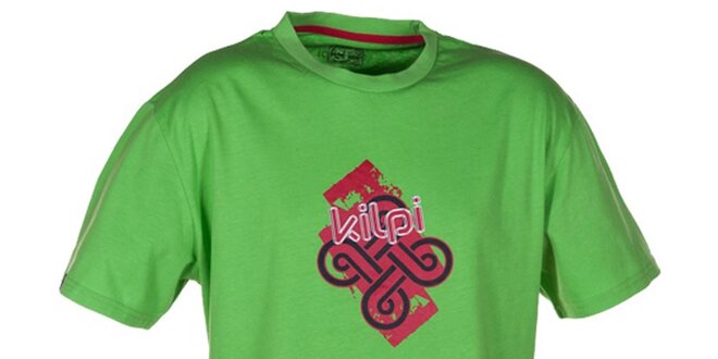 Pánské zelené triko z bavlny Kilpi