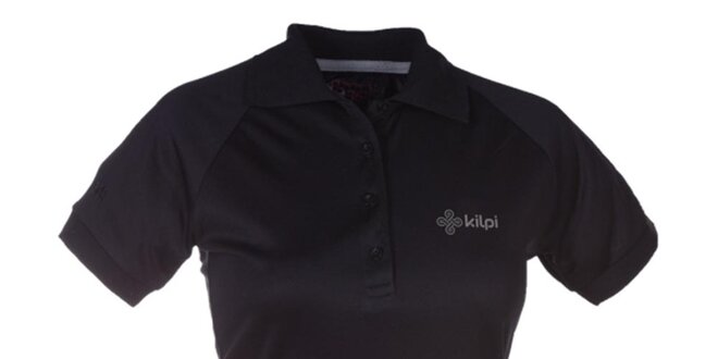 Dámské černé funkční polo tričko Kilpi