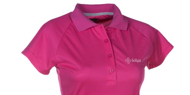 Dámské růžové funkční polo tričko Kilpi