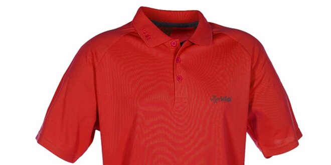 Pánské červené funkční polo tričko Kilpi