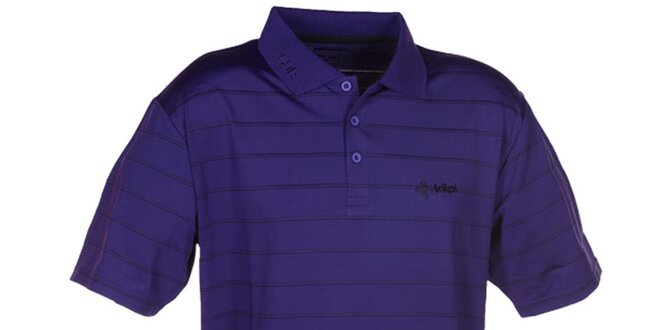 Pánské fialové pruhované polo tričko Kilpi