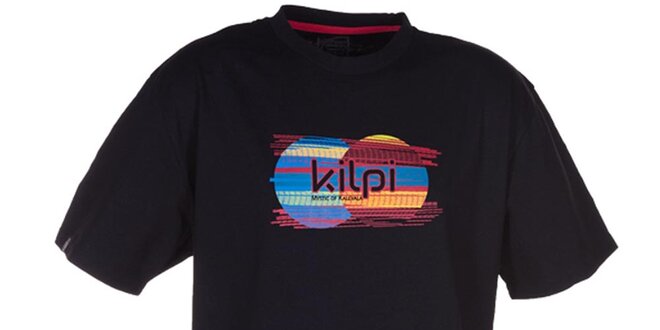 Pánské černé tričko s obrázkem Kilpi
