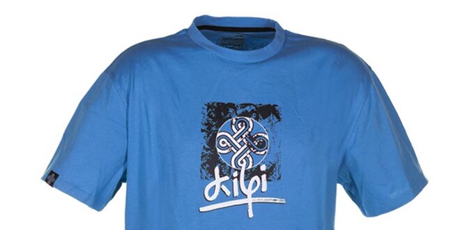 Pánské modré bavlněné tričko Kilpi