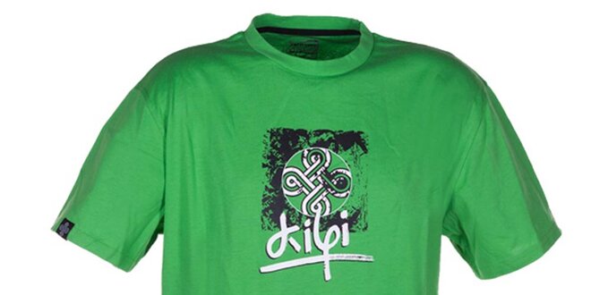 Pánské zelené bavlněné tričko Kilpi