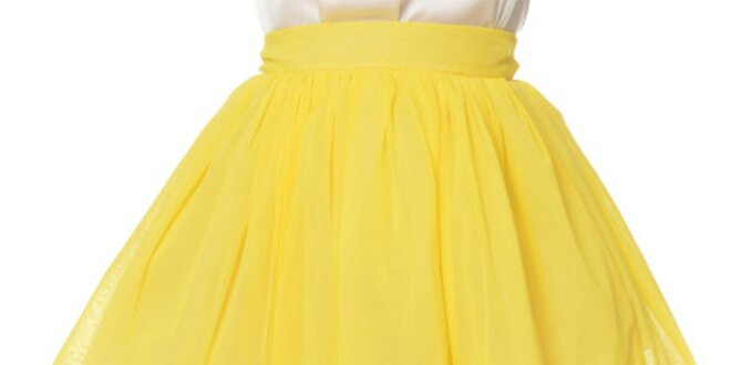 Dámská kanárkově žlutá sukně Dia Vynne