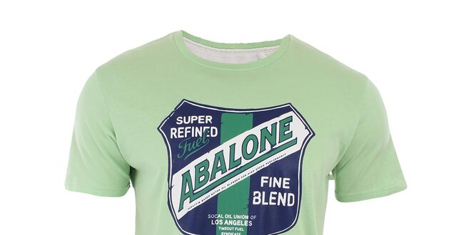 Pánské zelené triko s potiskem Timeout