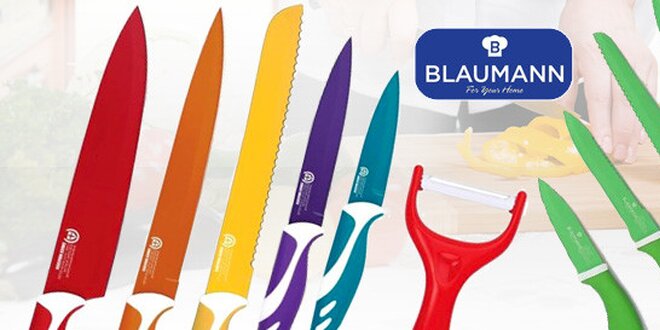 Ďábelsky ostré barevné nože Blaumann