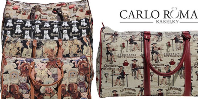 Tapestry Kabelky - Cestovní tašky Carlo Romani