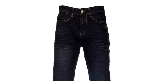 Pánské tmavě modré džíny Exe Jeans