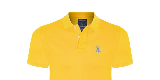Pánské žluté polo tričko Giorgio di Mare