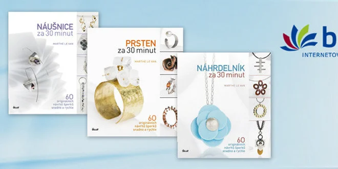 Sada 3 knih – originální šperky za 30 minut