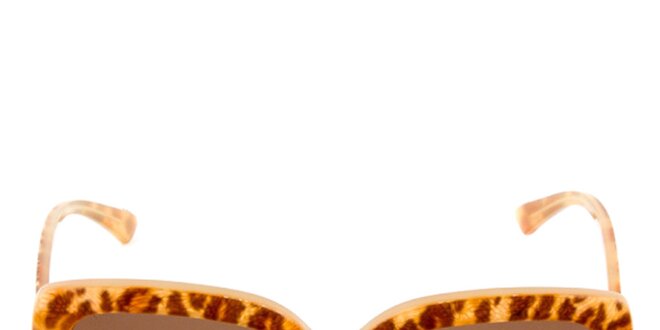 Béžovo-hnědé sluneční brýle Sonia Rykiel