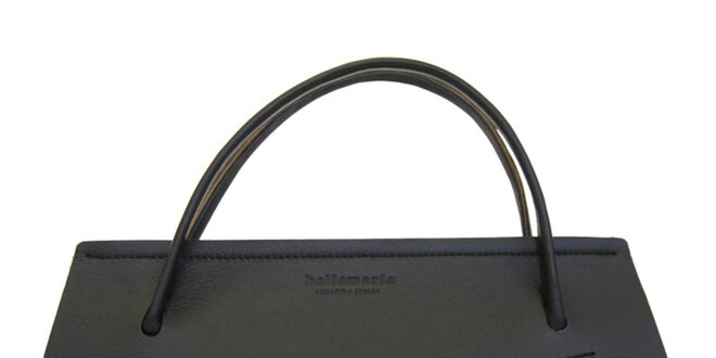 Dámská černá kožená kabelka Bellemarie