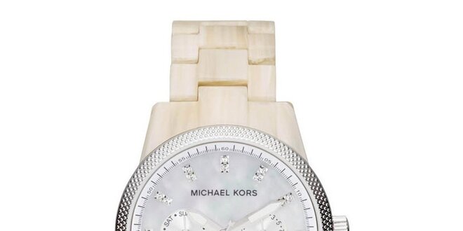 Dámské hodinky s perleťovým ciferníkem Michael Kors