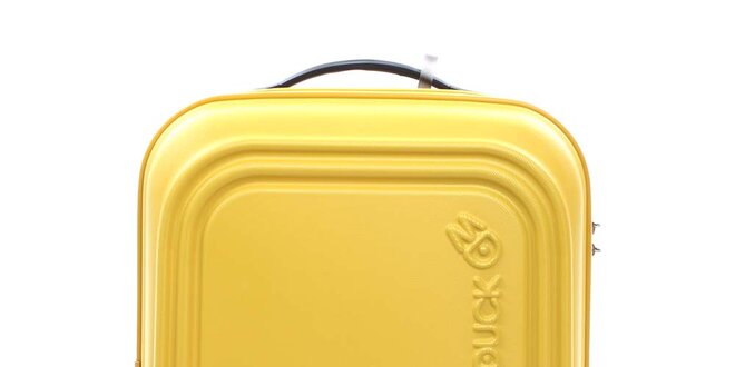 Žlutý cestovní kufr s TSA zámkem Mandarina Duck