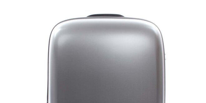 Stříbrný kufr na kolečkách a s TSA zámkem Mandarina Duck