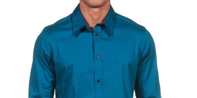 Pánská tmavě modrá košile Calvin Klein
