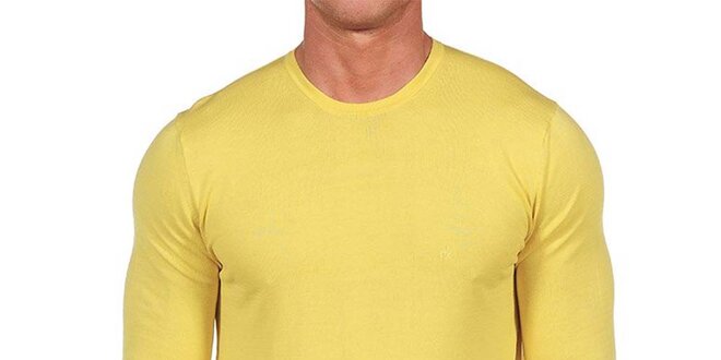 Pánský žlutý svetr Calvin Klein