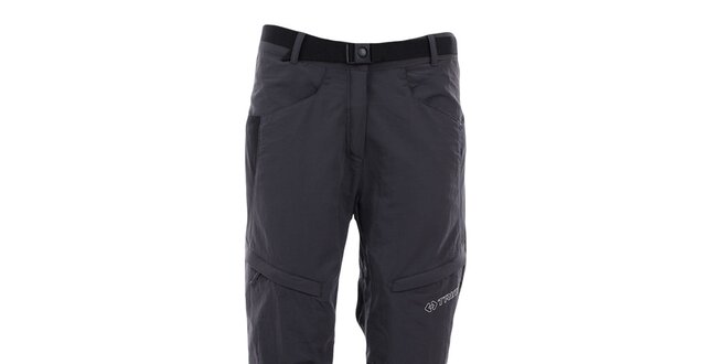 Dámské šedo-černé outdoorové kalhoty Trimm