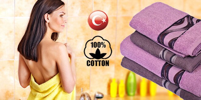 Sady ručníků nebo osušek