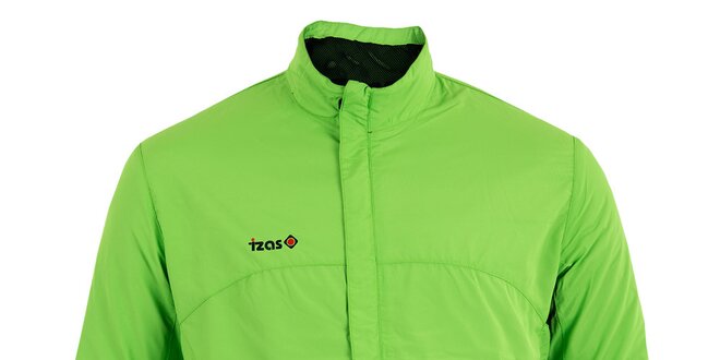 Světle zelená běžecká bunda Izas