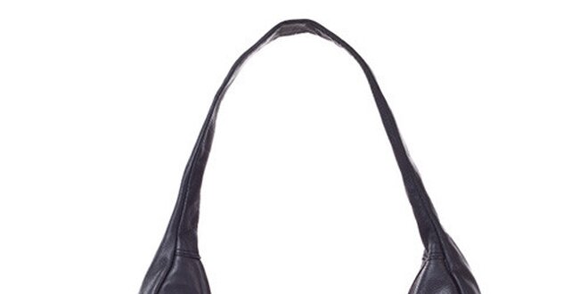 Dámská černá kabelka z kůže Gianni Conti