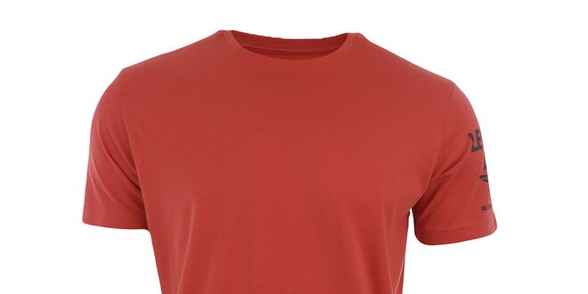Pánské cihlově oranžové tričko s krátkým rukávem Big Star
