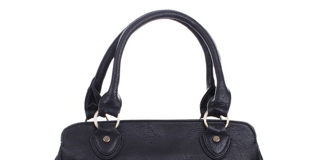 Dámská černá kabelka s kapsičkou London Fashion