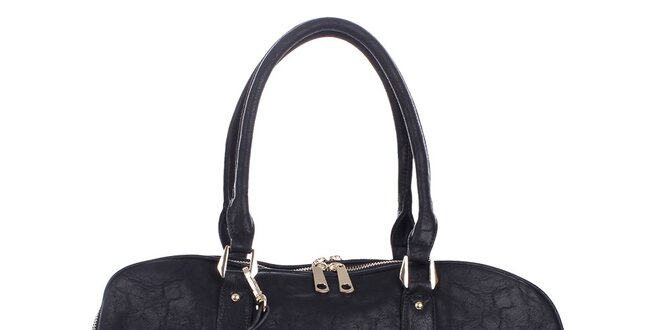 Dámská černá kabelka s peněženkou London Fashion