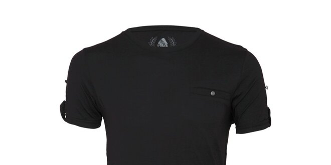 Pánské černé tričko Paul Stragas