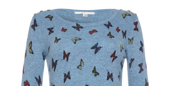 Dámský svetřík s motýlky Uttam Boutique