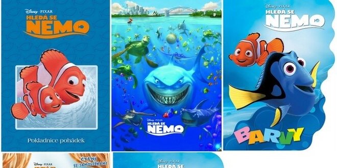 Hledá se Nemo - set 5 knížek