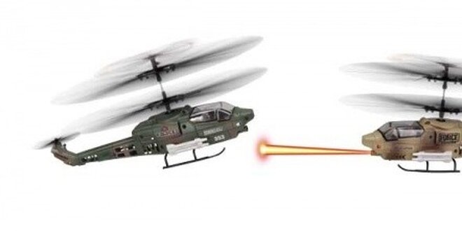 FLEG tříkánálový vrtulník na dálkové ovládání s GYROSKOPEM - 2 vrtulníky, které se mohou sestřelovat