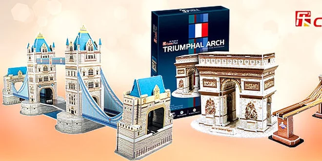 Pre deti a dospelých 3D puzzle! Váš tip na darček.