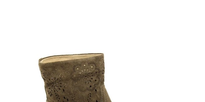 Dámské kotníčkové boty s perforací Giorgio Picino