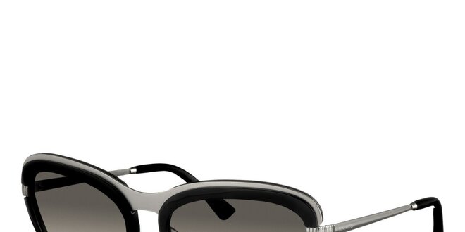 Dámské černo-stříbrné sluneční brýle Nina Ricci