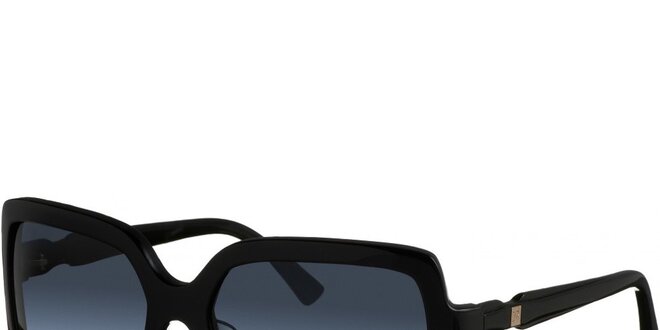 Dámské hranaté černé sluneční brýle Nina Ricci