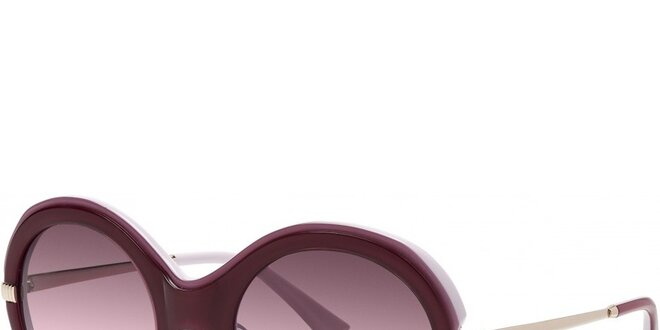 Dámské fialové sluneční brýle s gradientními skly Nina Ricci