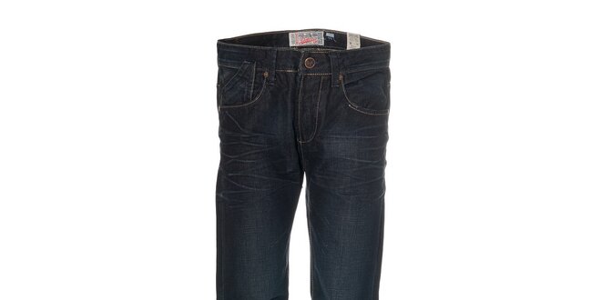 Pánské tmavě modré džíny značky Deeluxe