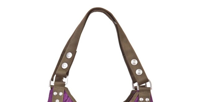 Dámská fialová kabelka s kontrastními lemy George Gina and Lucy