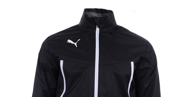 Pánská černá sportovní bundička s bílými prvky Puma