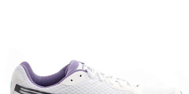 Dámské bílo-fialové sportovní tenisky s barevnými detaily Puma