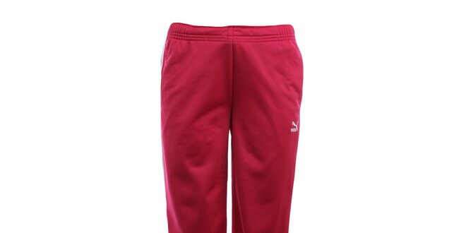 Dámské červenorůžové sportovní kalhoty Puma