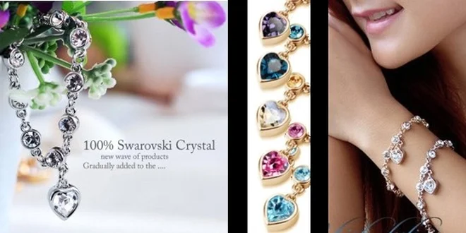 Romantický náramok v 11-tich farebných variantoch