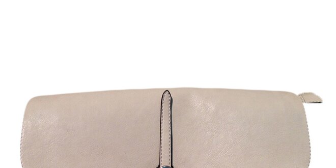 Dámská krémová kabelka s obrácenou přezkou The Style London